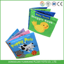 Soft toy baby educational cloth book